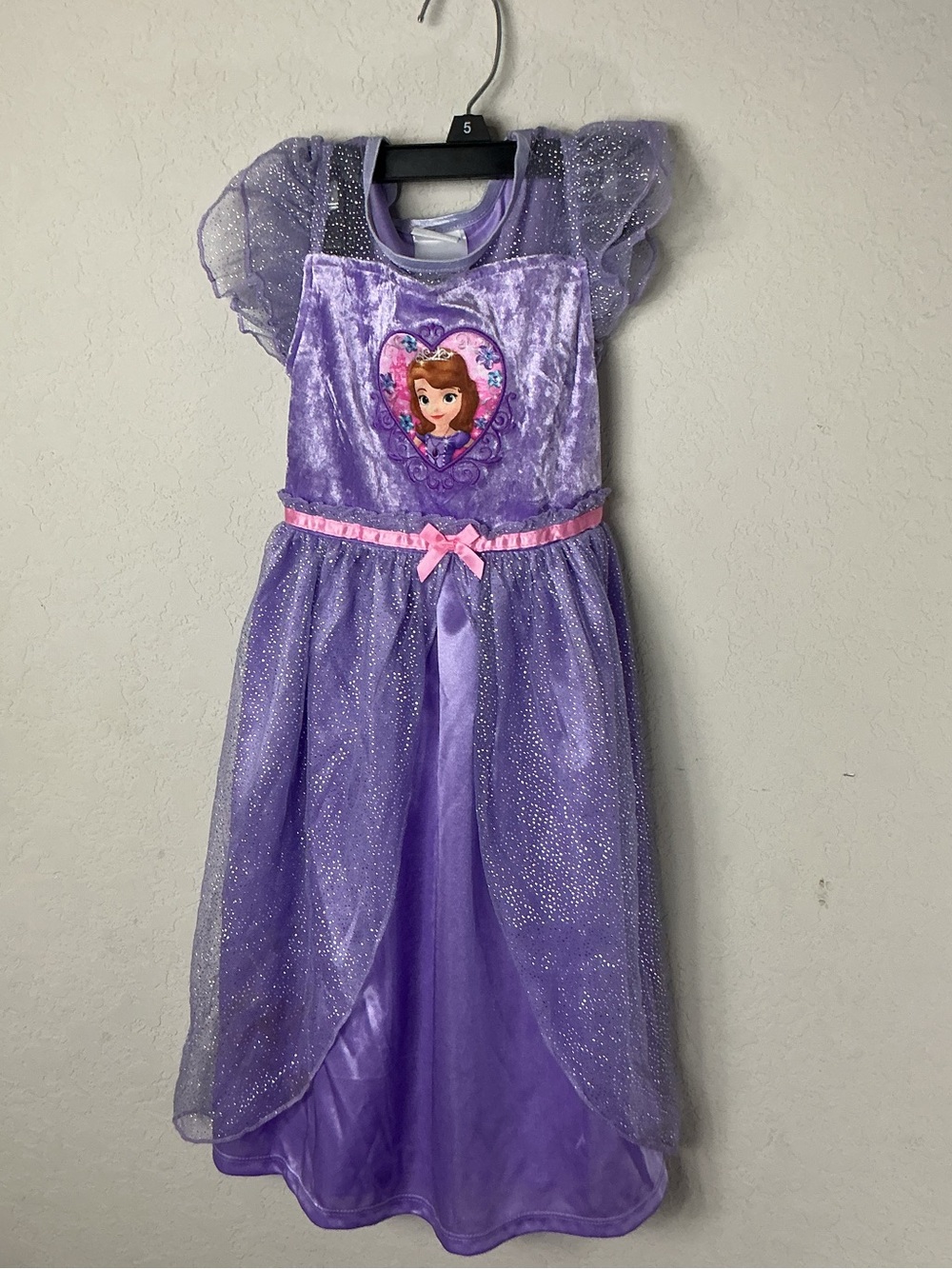 NWT Disney Junior Sofia The First Princess Fantasy Nightgown Dress 3T Purple
